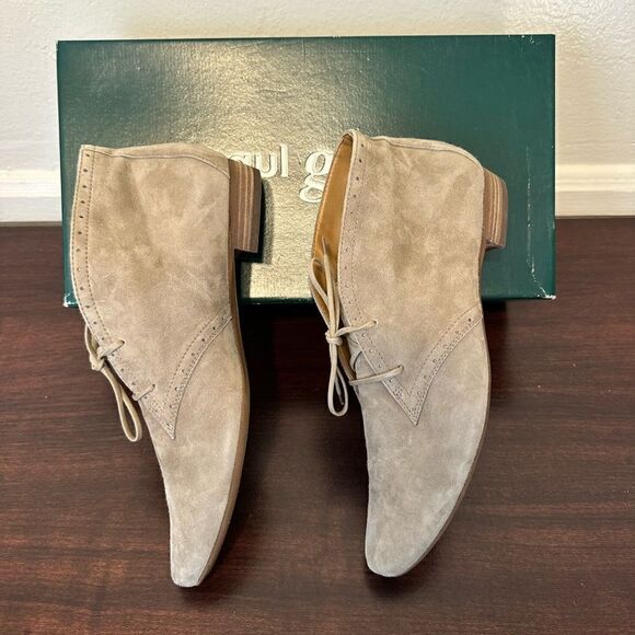 Paul Green EUC Handmade  7,5 US/5 UK/ 38Europe  Suede chukka  Boots Lace up - Picture 9 of 16